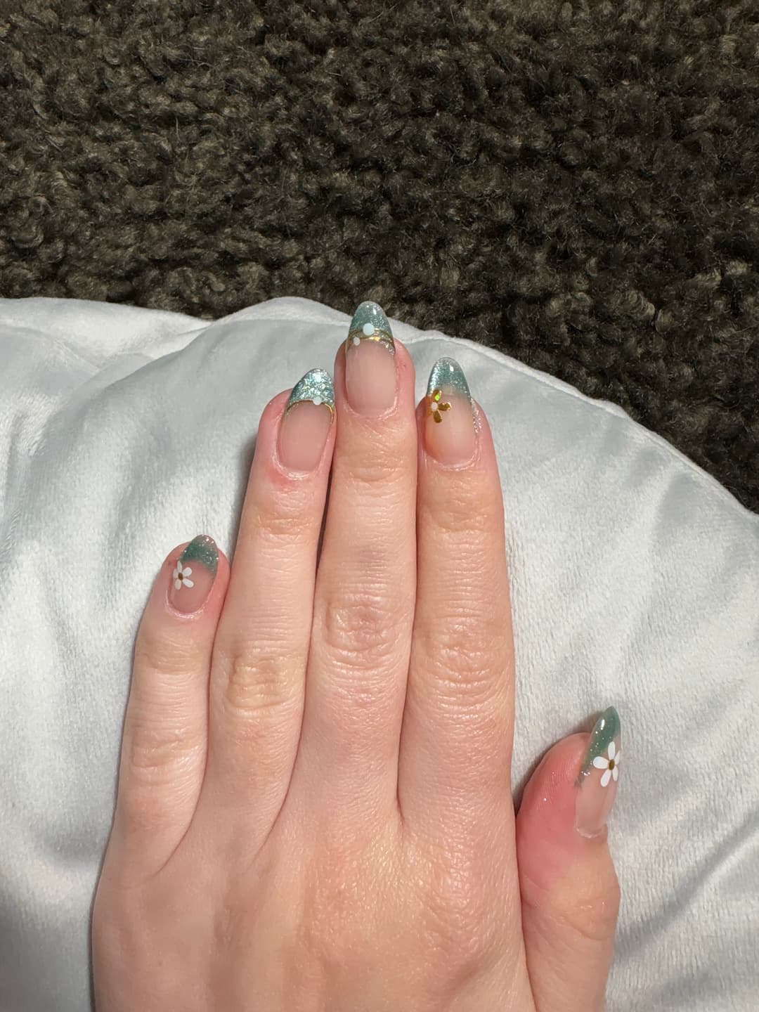 Flower Press-On Nails