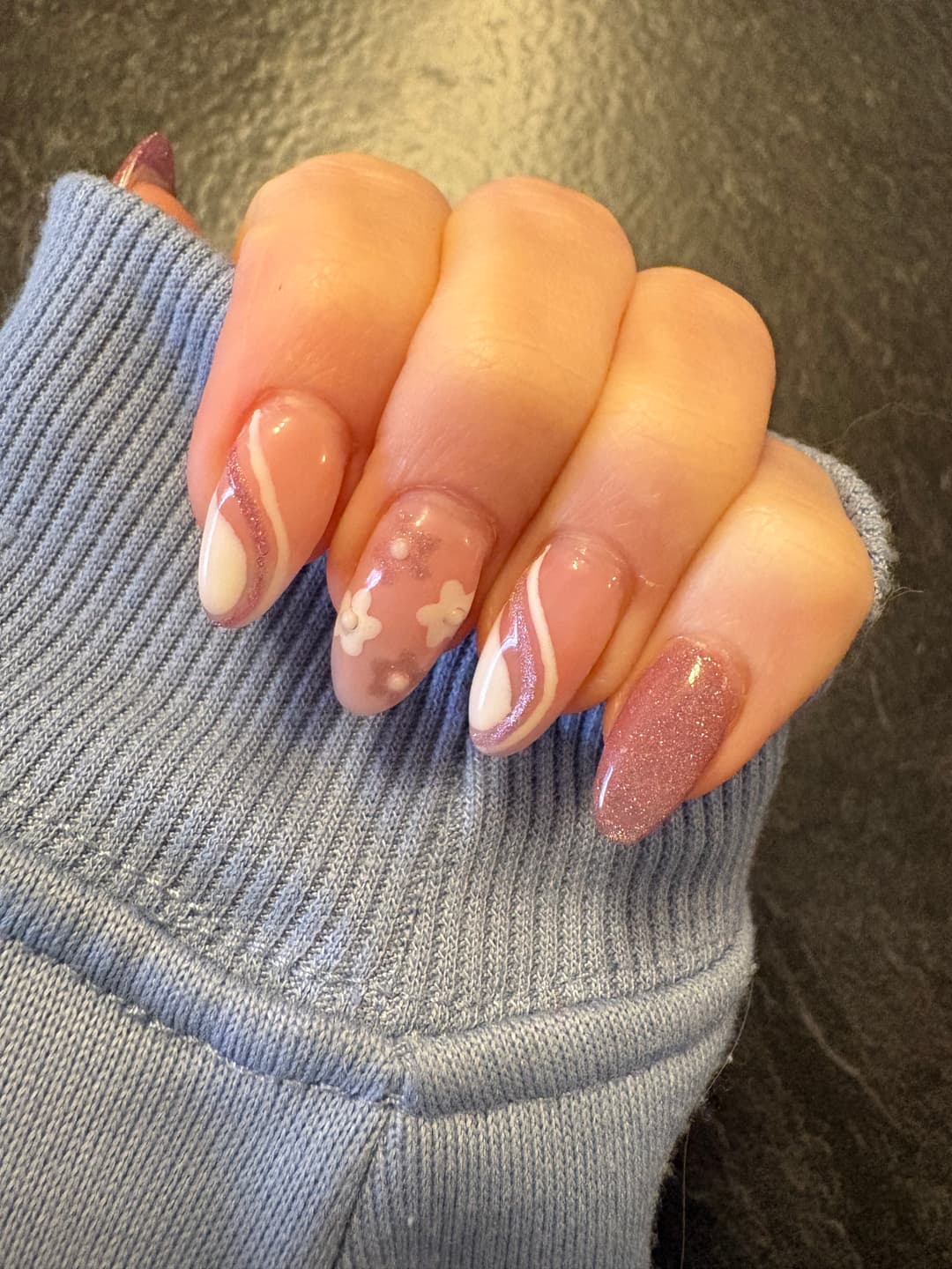 Pink Press-On Nails